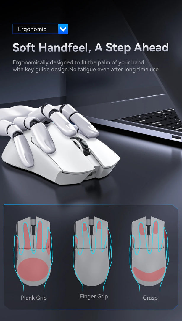 Mouse Attack Shark X11 Bluetooth Wireless Three Mode 2.4G PAW3311