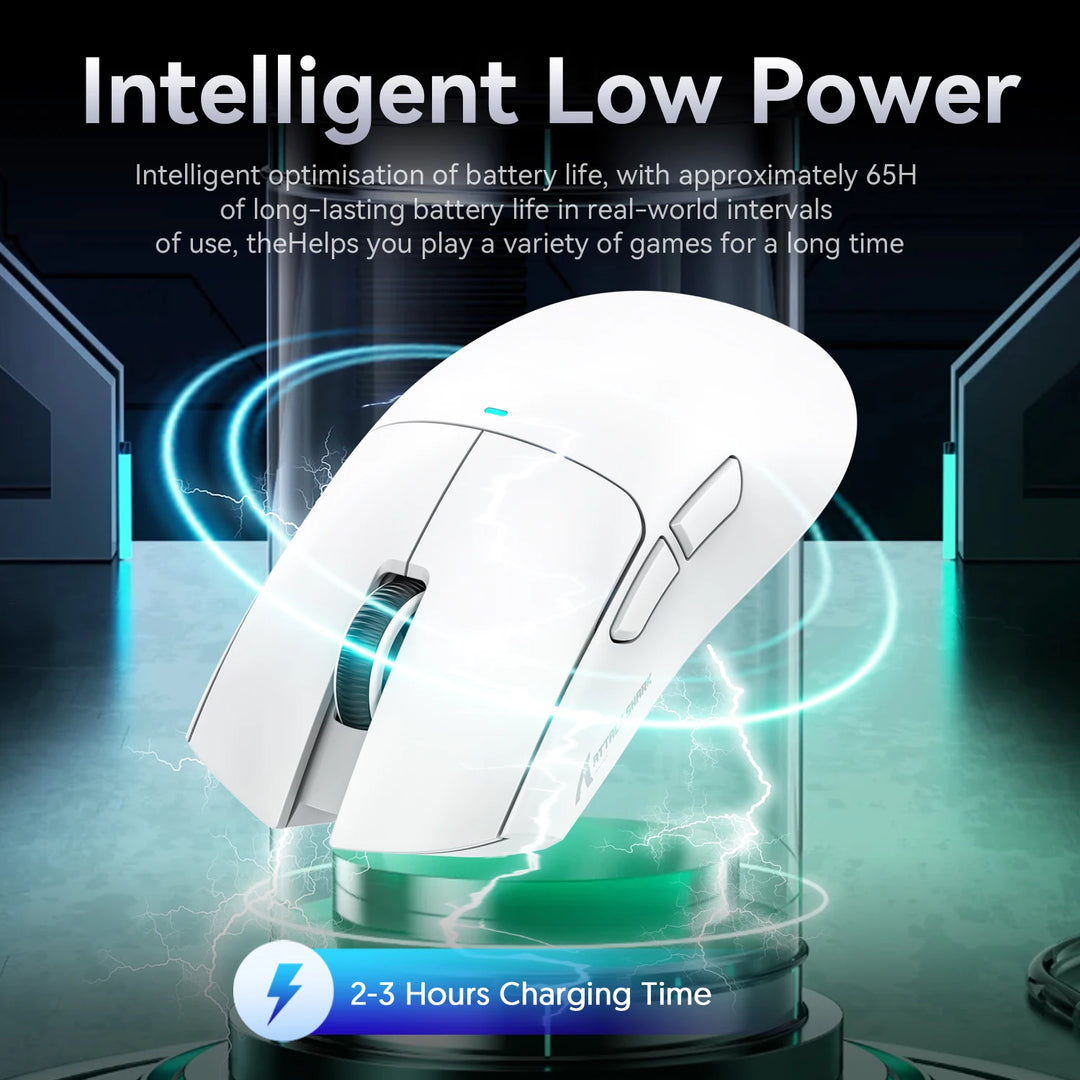 Mouse Attack Shark X11 Bluetooth Wireless Three Mode 2.4G PAW3311