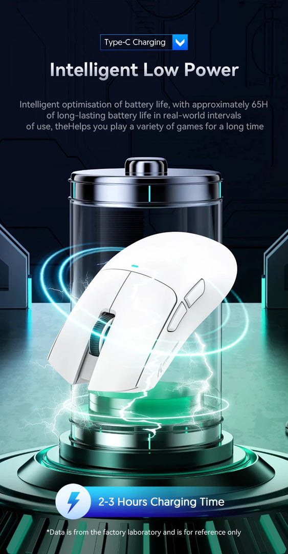 Mouse Attack Shark X11 Bluetooth Wireless Three Mode 2.4G PAW3311