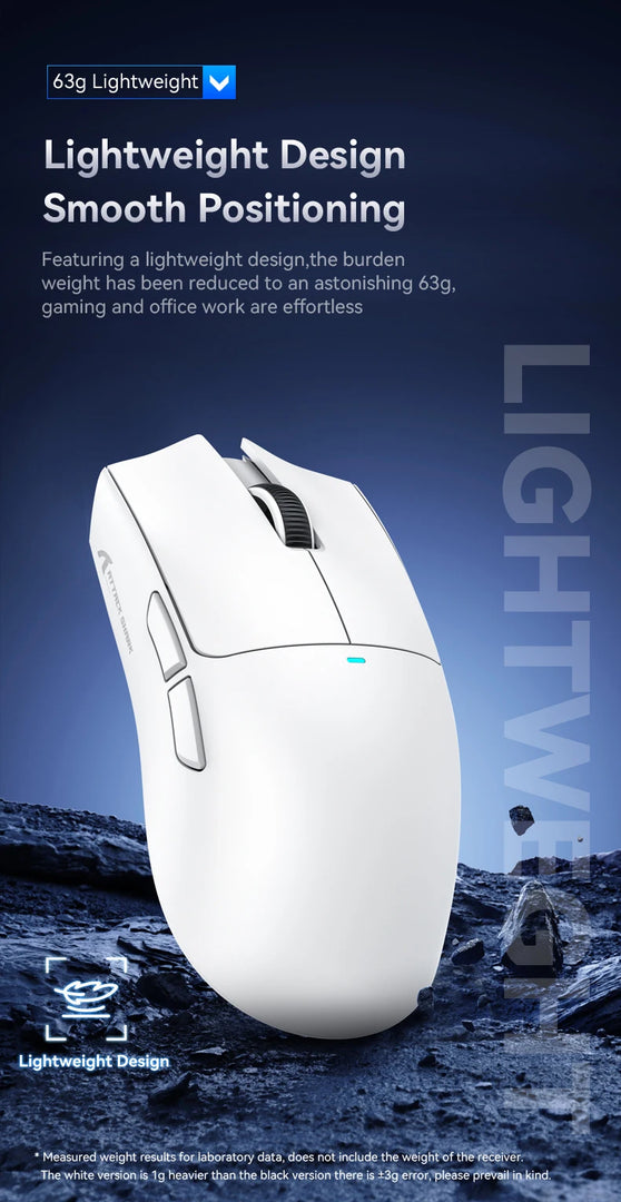 Mouse Attack Shark X11 Bluetooth Wireless Three Mode 2.4G PAW3311