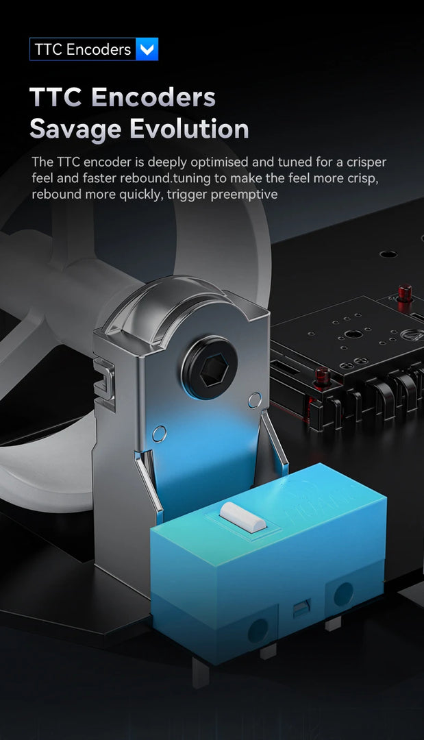 Mouse Attack Shark X11 Bluetooth Wireless Three Mode 2.4G PAW3311